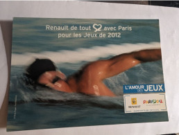 CP - Pub Renault Candidature Paris Jeux Olympiques 2012 - Olympische Spelen