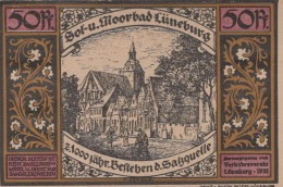 50 PFENNIG 1921 Stadt LÜNEBURG Hanover UNC DEUTSCHLAND Notgeld Banknote #PC637 - Lokale Ausgaben