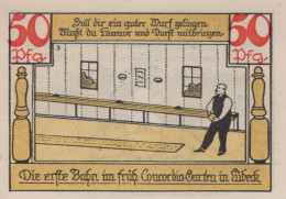 50 PFENNIG 1921 Stadt LÜBECK UNC DEUTSCHLAND Notgeld Banknote #PC571 - Lokale Ausgaben