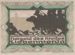50 PFENNIG 1921 Stadt LIEBENWERDA Saxony UNC DEUTSCHLAND Notgeld Banknote #PC218 - Lokale Ausgaben