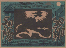 50 PFENNIG 1921 Stadt LICHTENSTEIN-CALLNBERG Saxony UNC DEUTSCHLAND #PC203 - Lokale Ausgaben