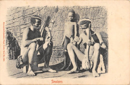 CPA / AFRIQUE DU SUD / CPA ETHNIQUE / SMOKERS / AFRICAINS - South Africa