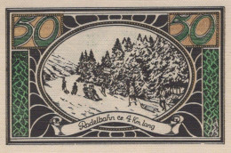 50 PFENNIG 1921 Stadt LAUSCHA Thuringia UNC DEUTSCHLAND Notgeld Banknote #PC051 - Lokale Ausgaben