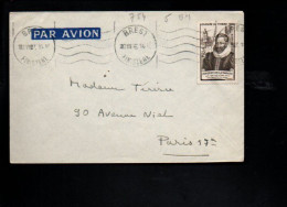 N° 754 SEUL SUR LETTREDE BREST - 1921-1960: Modern Period