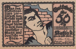 50 PFENNIG 1921 Stadt KAHLA Thuringia UNC DEUTSCHLAND Notgeld Banknote #PH901 - Lokale Ausgaben