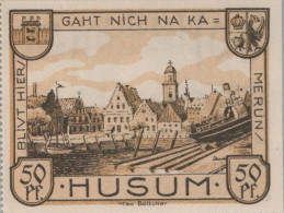 50 PFENNIG 1921 Stadt HUSUM Schleswig-Holstein UNC DEUTSCHLAND Notgeld #PI818 - Lokale Ausgaben