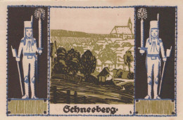 50 PFENNIG 1921 Stadt SCHNEEBERG IM ERZGEBIRGE Saxony DEUTSCHLAND Notgeld #PG275 - [11] Emissions Locales