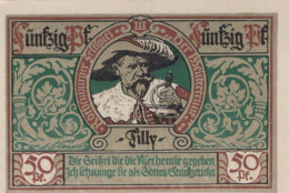 50 PFENNIG 1921 Stadt ROTHENBURG OB DER TAUBER Bavaria UNC DEUTSCHLAND #PH542 - [11] Emissioni Locali