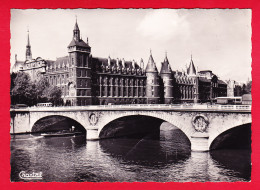 F-75-Paris-569P41 La Conciergerie Et Le Pont Au Change, Voitures, Camion, Bâteau, Voir Cachet, Type Photo - Andere Monumenten, Gebouwen