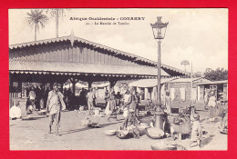 E-Guinee-05P61  CONAKRY, Le Marché De Tombo, Belle Animation, Cpa BE - Guinea Francese