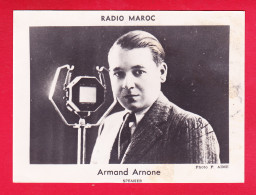 E-Maroc-352A37  Photo, Radio Maroc, Le Speaker Armand Arnone - Autres & Non Classés