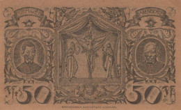 50 PFENNIG 1921 Stadt OBERAMMERGAU Bavaria UNC DEUTSCHLAND Notgeld #PJ166 - [11] Local Banknote Issues