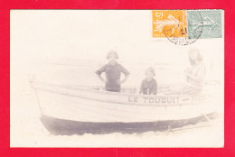 F-62-Le Touquet-74Ph74  Carte Photo, Enfants Dans Une Barque, Cpa BE - Le Touquet