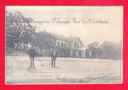 E-Grece-223Ph74  SALONIQUE, Gare Des Orientaux, Cpa  - Grèce