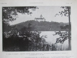 1924   Le Chateau De KONOPISTE    TCHECOSLOVAQUIE   Castle Héritier  Archiduc Et Guillaume II - Unclassified