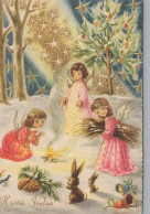 ANGEL CHRISTMAS Holidays Vintage Postcard CPSM #PAG984.GB - Engel