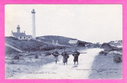 F-62-Berck-43P82  Le Phare, 3 Pêcheuses Sur Le Chemin, Cpa BE - Berck