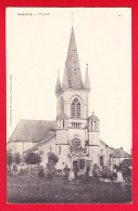 F-02-Sissonne-04P82  L'église, Vue Sur Le Cimetière, Cpa BE - Sissonne