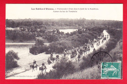 F-85-Sables D'Olonne-105P82  Promenade à ânes Dans La Forêt De La Rudelière Autour Du Lac De Tanchette, Cpa BE - Sables D'Olonne