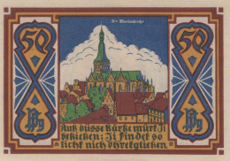 50 PFENNIG 1921-1922 Stadt OSNABRÜCK Hanover UNC DEUTSCHLAND Notgeld #PC290 - [11] Lokale Uitgaven