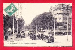 F-31-Toulouse-99D02  Le Boulevard De Strasbourg, Voir Les Tramways, Cpa BE - Toulouse