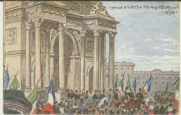 MILANO -INGRESSO DI VIITT. EMANUELE II E NAPOLEONE 1859 - Milano (Mailand)