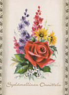 FLORES Vintage Tarjeta Postal CPSM #PAR597.ES - Bloemen