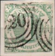 ALTDEUTSCHLAND , THURN UND TAXIS, 1859 - 1861,  MI 20, 1 KREUZER, ZIFFER IM KREIS, GESTEMPELT, OBLITERE - Usati