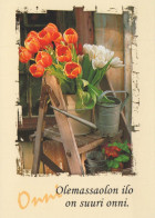 FLOWERS Vintage Postcard CPSM #PBZ484.GB - Bloemen