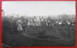 Carte Photo Saxe CHEMNITZ Gefangenenlager  M. Brasseur  91e RI Pour 08 NOUZON Pays Occupe Tampon Sec - War 1914-18