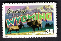 2016460295 2002 SCOTT 3610 (XX) POSTFRIS MINT NEVER HINGED  -  GREETINGS FROM AMERICA - WYOMING - Ungebraucht