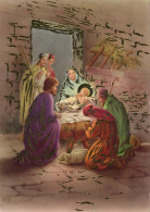 Virgen María Virgen Niño JESÚS Navidad Religión Vintage Tarjeta Postal CPSM #PBB817.ES - Vierge Marie & Madones