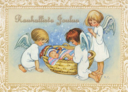 ENGEL Neujahr Weihnachten Vintage Ansichtskarte Postkarte CPSM #PAS749.DE - Anges