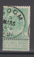 COB 56 Oblitération Centrale BOOM - 1893-1907 Wapenschild