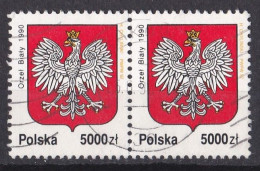 Pologne - République 1981 - 2000   Y & T N °  3222   Paire  Oblitérée - Gebraucht