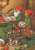 WEIHNACHTSMANN SANTA CLAUS KINDER WEIHNACHTSFERIEN Vintage Postkarte CPSM #PAK287.DE - Santa Claus