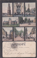 481843Utrecht, Multivues. (poststempel 1905) - Utrecht