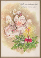 ENGEL WEIHNACHTSFERIEN Feiern & Feste Vintage Ansichtskarte Postkarte CPSM #PAH997.DE - Angels