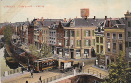 481848Utrecht, Oude Gracht Viebrug 1916, (linksboven Plakband Zie Achterkant) - Utrecht