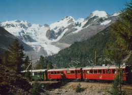 ZUG Schienenverkehr Eisenbahnen Vintage Ansichtskarte Postkarte CPSM #PAA734.DE - Treinen