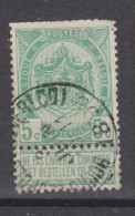 COB 56 Oblitération Centrale BOURG LEOPOLD (BEVERLOO) - 1893-1907 Wappen