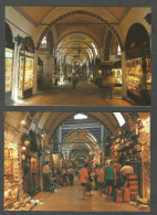 GRAND BAZAAR - ISTANBUL - 2 POSTCARDS - TURKEY - TÜRKIYE - - Turkey