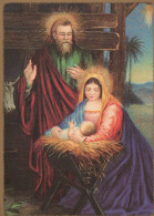 Vierge Marie Madone Bébé JÉSUS Noël Religion Vintage Carte Postale CPSM #PBB882.FR - Maagd Maria En Madonnas