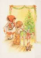 Bonne Année Noël ENFANTS Vintage Carte Postale CPSM #PAY814.FR - Año Nuevo