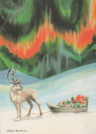Bonne Année Noël Vintage Carte Postale CPSM #PAW913.FR - Año Nuevo