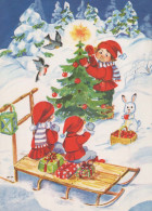 Buon Anno Natale GNOME Vintage Cartolina CPSM #PAU247.IT - Año Nuevo