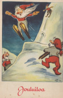 BABBO NATALE Natale Vintage Cartolina CPSMPF #PAJ445.IT - Kerstman