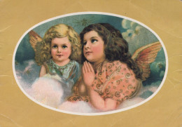 ANGELO Buon Anno Natale Vintage Cartolina CPSM #PAH050.IT - Angels