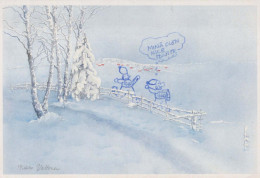 Neujahr Weihnachten Vintage Ansichtskarte Postkarte CPSM #PBN035.DE - Nieuwjaar