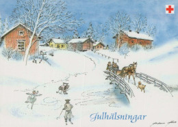 Neujahr Weihnachten Vintage Ansichtskarte Postkarte CPSM #PAZ843.DE - Nieuwjaar